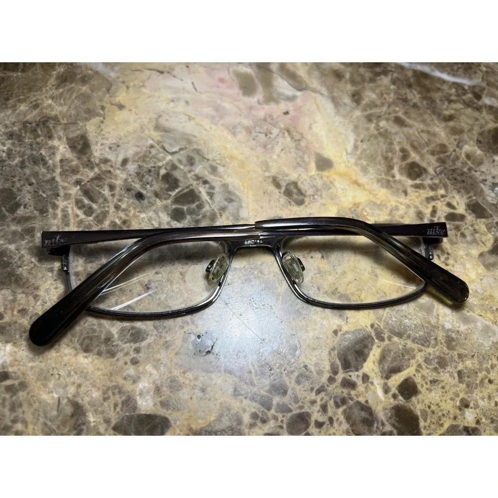 NIKE Eyeglasses Frames 5570 49-16-130 Brown Full Rim